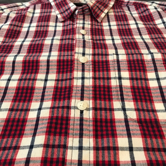 J. Crew flannel button-up, size medium - Picture 2 of 10